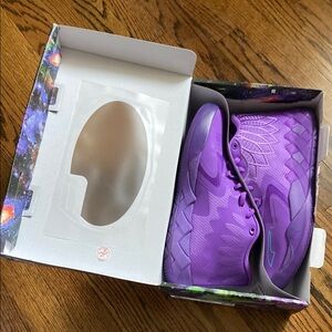Puma Queen City MB 1 M.E.L.O Purple Basketball Sneakers